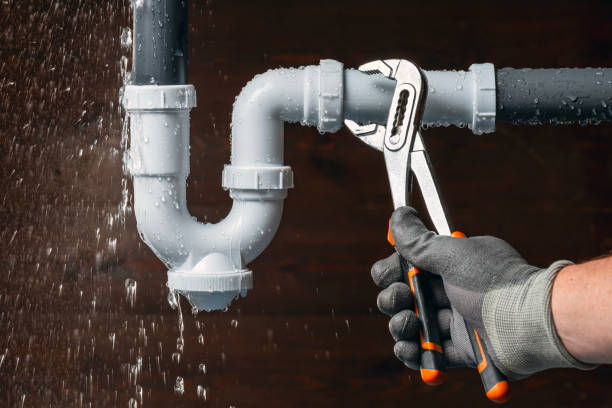 Professional Sewer Line Repair technician working in Exmore, VA